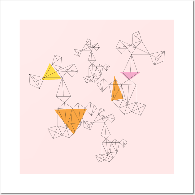 Polygons Wall Art by Rebelform